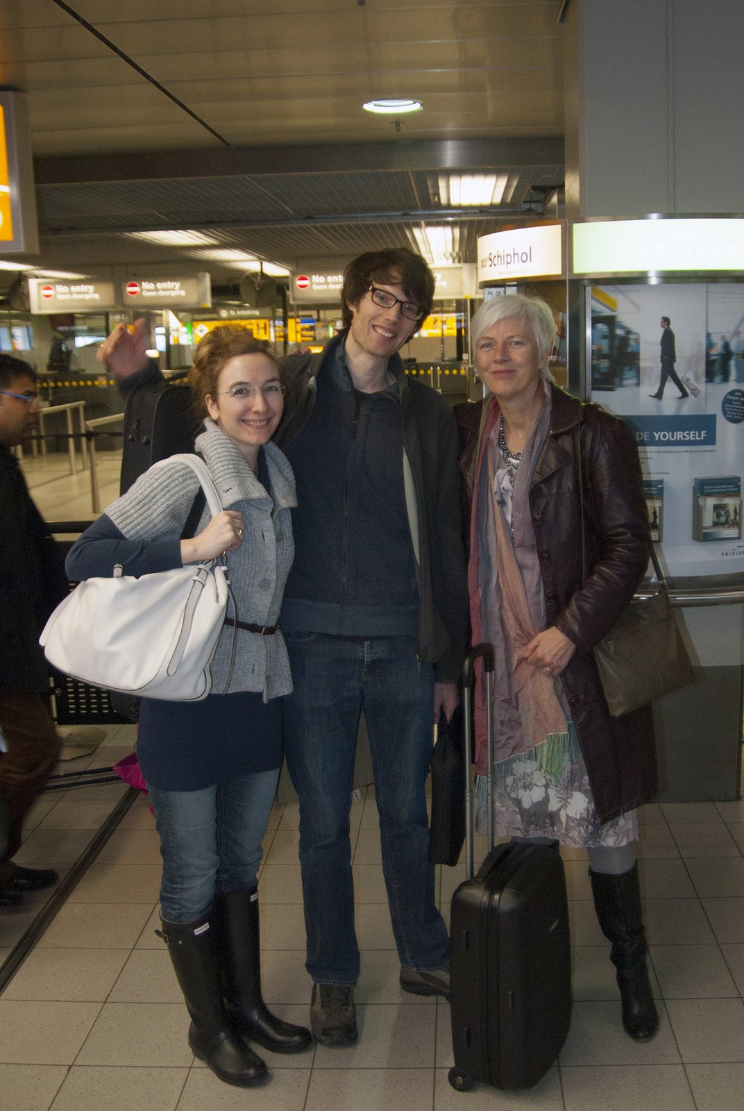 Afscheid op Schiphol